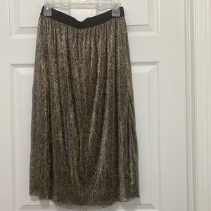 Metallic skirt